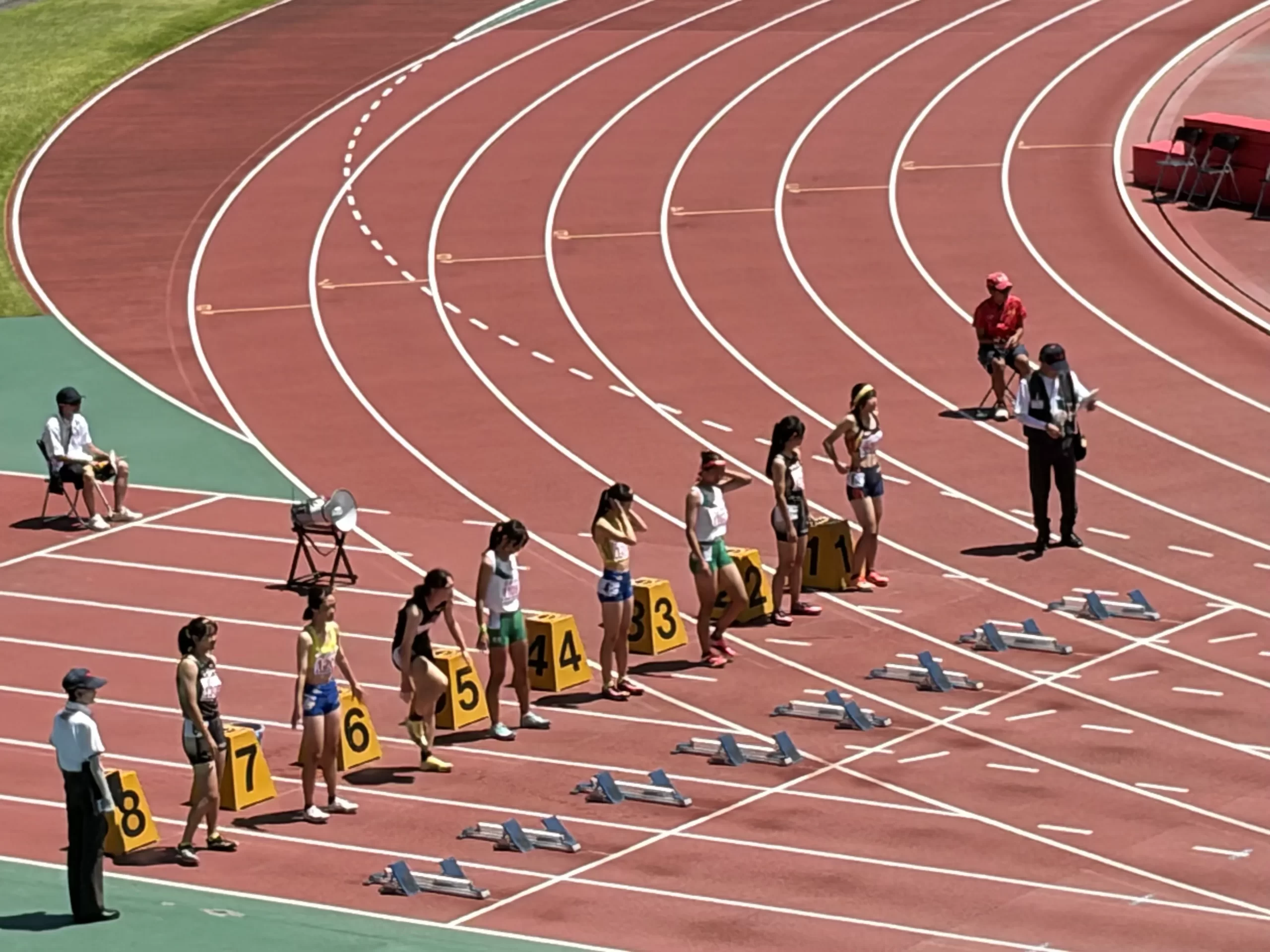 第54回関東中学校陸上競技大会 女子3年100m 優勝 中溝みこと選手