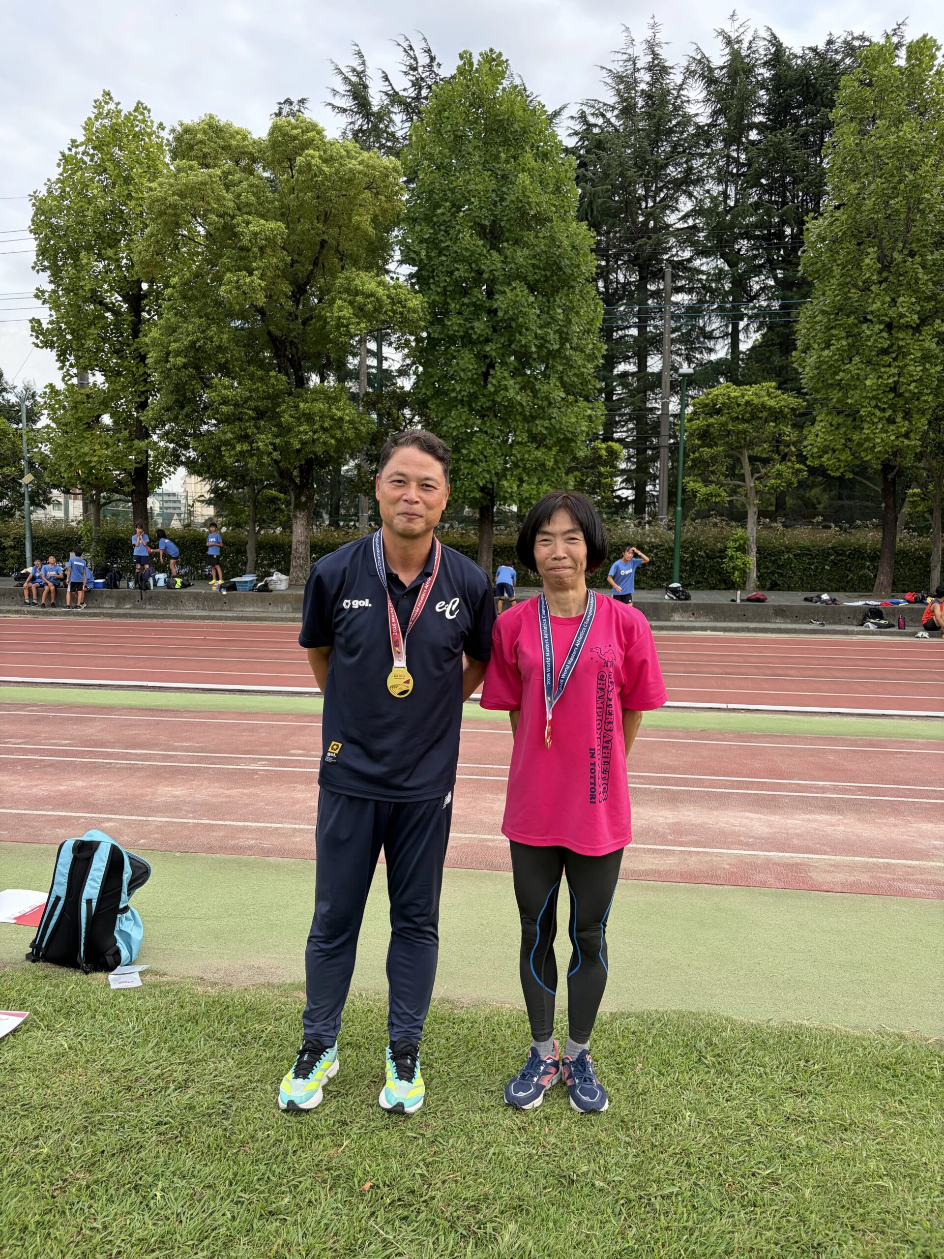 2026世界マスターズ陸上競技選手権大会 宮田直美選手 石原康至コーチ